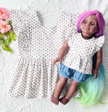 Load image into Gallery viewer, Tea Blouse- Girl and Doll set