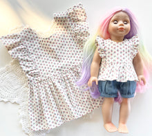 Load image into Gallery viewer, Tea Blouse- Girl and Doll set