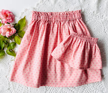 Load image into Gallery viewer, Tea Skirt- Girl and Doll set