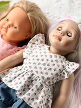 Load image into Gallery viewer, Tea Blouse- Girl and Doll set
