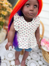 Load image into Gallery viewer, Tea Blouse- Girl and Doll set
