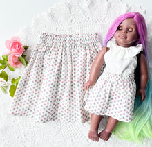 Load image into Gallery viewer, Tea Skirt- Girl and Doll set